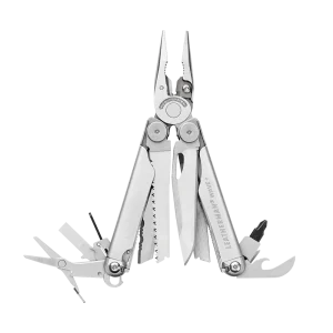 ابزار 18 کاره لدرمن مدل ویو پلاس نقره ای و مشکی LEATHERMAN WAVE PLUS BLACK & SILVER