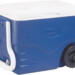 یخدان کلمن 38 لیتری سری Xtreme چرخدار آبی