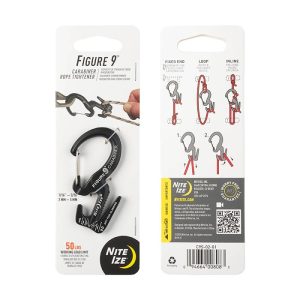 کارابینر نایتایز گره سر طنابی 9 شکل کوچک FIGURE 9® CARABINER ROPE TIGHTENER SMALL