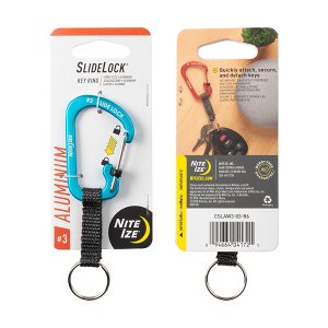 قلاب جاکلیدی نایتایز سایدلاک استینلس استیل SLIDELOCK KEY RING STAINLESS STEEL