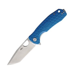 چاقو جیبی هانی بجر مدل تنتو آبی HONEY BADGER Tanto Medium Blue